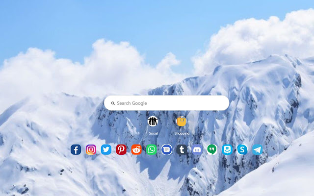 Ice Snow Wallpaper Нова тема вкладки [Встановлення] з веб-магазину Chrome для запуску з OffiDocs Chromium онлайн